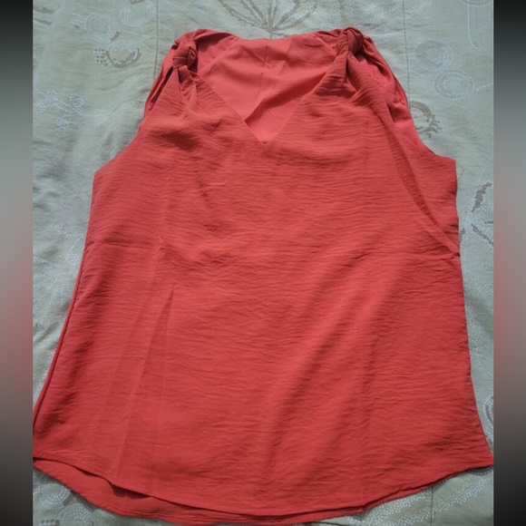 Classic Elegant Knot Shoulder Cami Tank Top Blouse Shirt - Picture 11 of 12